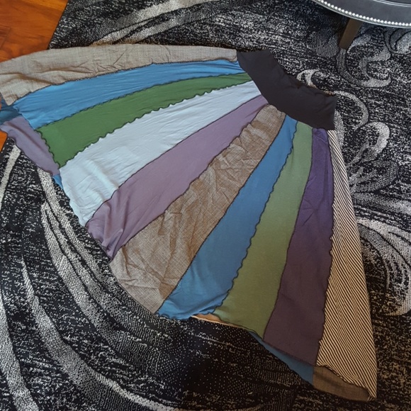 Handmade Michigan Boutique Fairy Boho Ankle Skirt - Picture 4 of 5